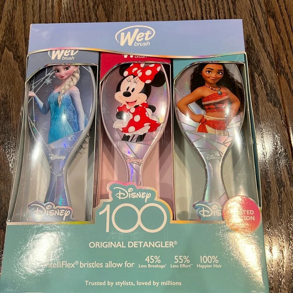 🆕 Wet Brush Detangling Bundle - Disney Princesses and Minnie Mouse - Picture 2 of 5